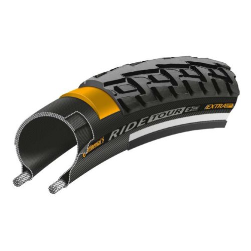 Continental kerékpáros külső gumi 47-559 RIDE Tour 26x1,75 fekete/fekete, reflektoros