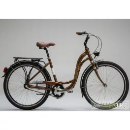   Kenzel Dream Classic 26" 3 sebességes agyváltós aluvázas kerékpár barna színben