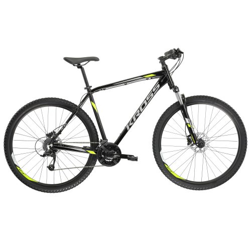 Kross HEXAGON 5.0 MTB kerékpár XL-es vázzal black.lime.grey