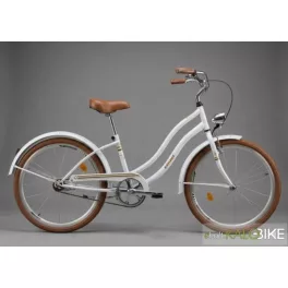 Kenzel Atlantis 24" gyermekkerékpár fehér színben 
