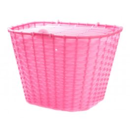 Kosár első műanyag pink 39x26,5x24