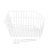 Kosár hátsó nagylyukú fehér 38*29*19 (HT-143)