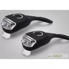   Villogó szett szilikon 2 szuperfényes led fekete JY-267-2BP