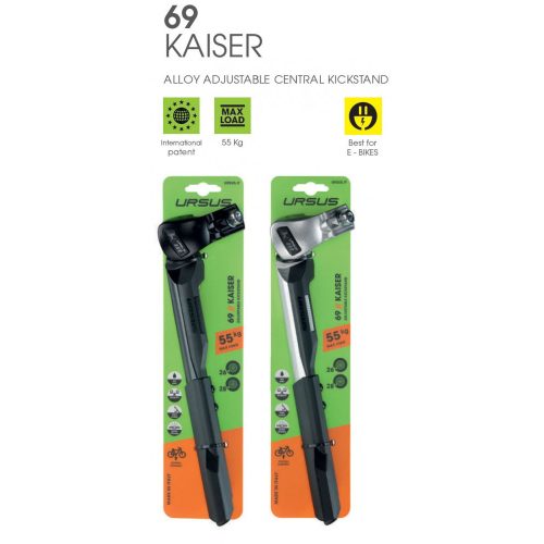 Oldaltámasz Ursus Kaiser 26"-28" fekete