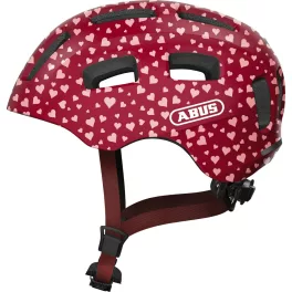   ABUS kerékpáros gyerek sisak Youn-I 2.0, In-Mold, cherry heart, M (52-57 cm)