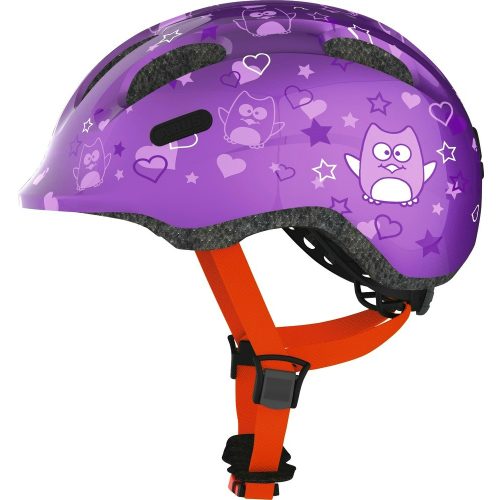 ABUS kerékpáros gyerek sisak Smiley 2.0, In-Mold, purple star, S (45-50 cm)