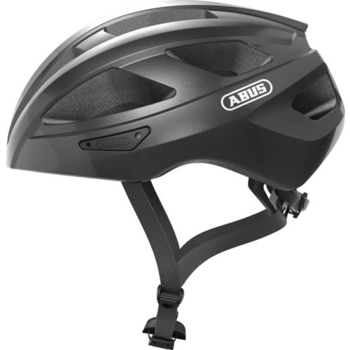 ABUS kerékpáros sport sisak Macator, In-Mold, titan (fényes), L (58-62 cm)