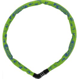   ABUS láncos lakat jelkóddal Steel-O-Chain Symbols 4804C/75, lime