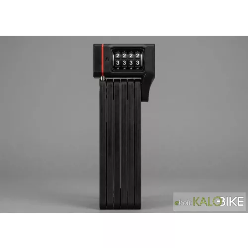 ABUS hajtogatható lakat számzárral uGrip BORDO 5700C/80, SH tartóval, fekete