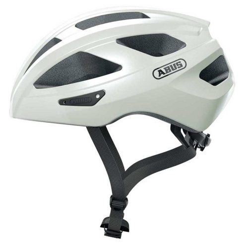 ABUS kerékpáros sport sisak Macator MIPS, In-Mold, pearl white, M (52-58 cm)