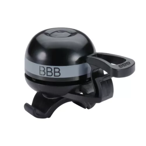 BBB Cycling BBB-14 kerékpáros csengő EasyFit Deluxe display 20 db (fekete/szürke