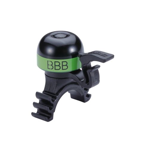 BBB Cycling BBB-16 kerékpáros csengő MiniFit fekete/zöld