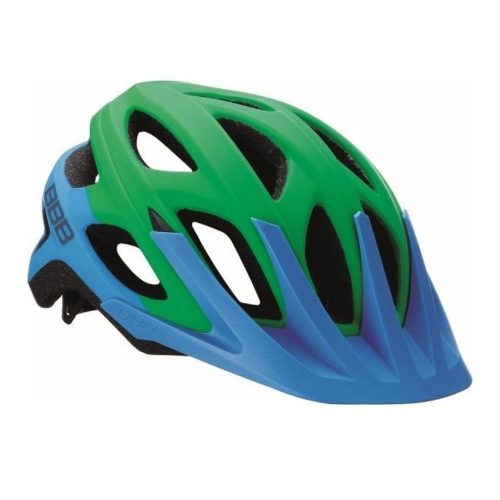 BBB Cycling BHE-67 kerékpáros sisak Varallo Matt Blue/Green, M 53-58