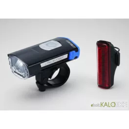   BBB Cycling BLS-106 kerékpáros világítás Swat első/hátsó,120 lumen LED, szürke