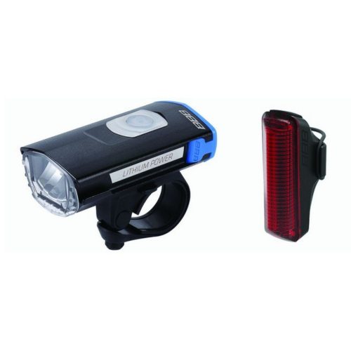 BBB Cycling BLS-106 kerékpáros világítás Swat első/hátsó,120 lumen LED, szürke