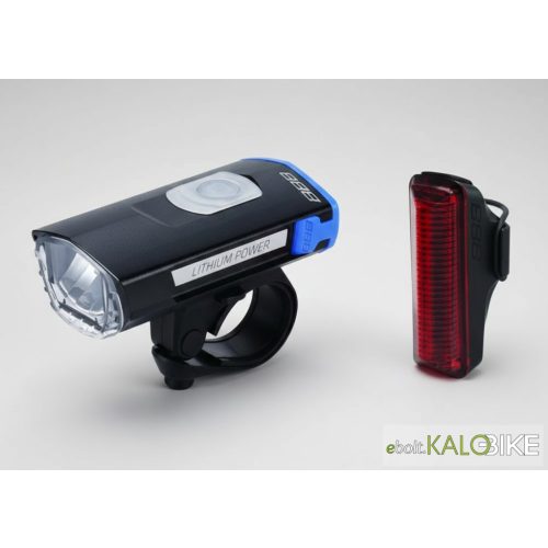 BBB Cycling BLS-106 kerékpáros világítás Swat első/hátsó,120 lumen LED, szürke