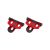 BBB Cycling BPD-06A kerékpáros pedálstopli PowerClip Look 3° kompatibilis piros