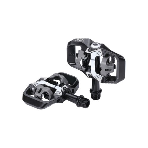 BBB Cycling BPD-71 kerékpáros MTB SPD pedál TrailMount, 90 x 60 mm, matt fekete
