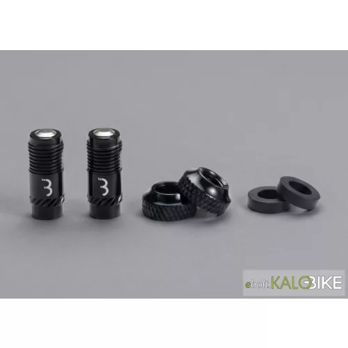 BBB Cycling kerékpáros szelep átalakító BTI-165 CoreCap, alu, auto szelep, prestára, 2db, fekete