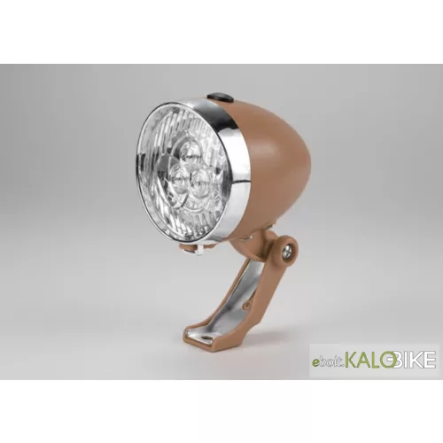 Lámpa első cruiser elemes 3 led (Barna)