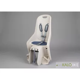   Polisport hátsó gyerekülés Bubbly Maxy + csomagtartóra szerelhető,Cream/denim