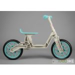 Polisport futókerékpár összehajtható, könnyű műanyag, teli kerekes, 3 magasságba állítható - fehér