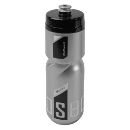   Polisport kulacs 800 ml S800 csavaros kupakkal, ezüst/fekete/fehér