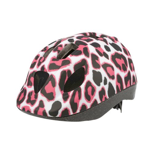 Polisport kerékpáros gyerek sisak Pink Cheetah fehér/pink/mintás, XS (46-53 cm)