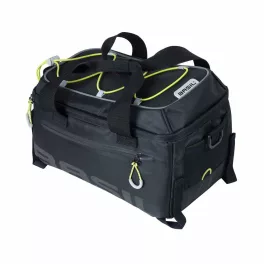   Basil csomagtartó táska Miles Trunkbag, Universal Bridge system, fekete lime