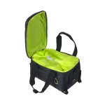 Basil csomagtartó táska Miles Trunkbag, Universal Bridge system, fekete lime