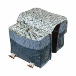 Basil dupla táska Boheme Double Bag, Universal Bridge System, indigó kék